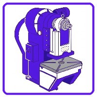 Industrial line icon linking to mechanical and hydraulic eccentric presses catalog